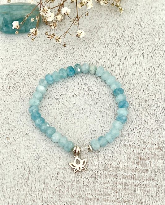 Aquamarine bracelet