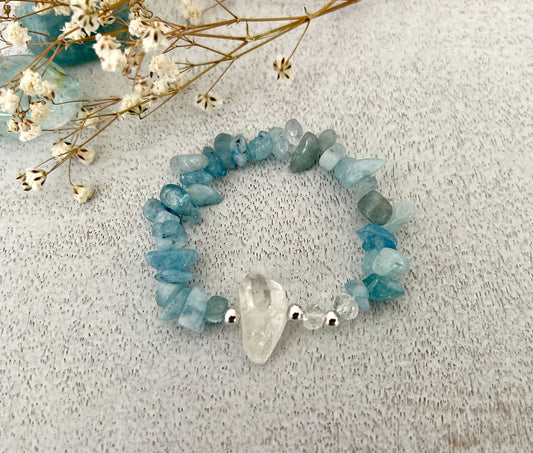 Aquamarine bracelet